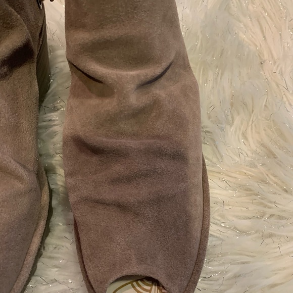 Fly London Yema Open Toe Suede Wedge - Picture 5 of 14